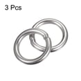 thumbnail image 3 of Stainless Steel O Rings, 3 Pack 40mm Outer Dia. 6mm Thick Welded O-rings, 3 of 5