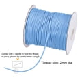 thumbnail image 3 of Unique Bargains Beading Thread Bracelet Weave Bead Craft Cord 2mm 78M/Roll (85-Yards) Decorative String, Light Blue, 3 of 7