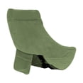 thumbnail image 1 of Funda para silla de camping, funda para asiento de silla Moon con bolsillo lateral, plegable, para reparación de tumbonas. Verde de espalda alto, 1 of 8