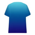thumbnail image 5 of Wlynlyn Women's Plus Size T Shirts Short Sleeve Tops Casual V Neck Tees Loose Fitted Blouses Gradient Color, 5 of 5