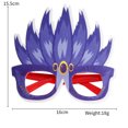 thumbnail image 1 of Nuevo mexicano Carnaval Gafas Decoración Masquerade Dress Up Party Supplies Colorido Gafas de plumas Marcos, 1 of 6