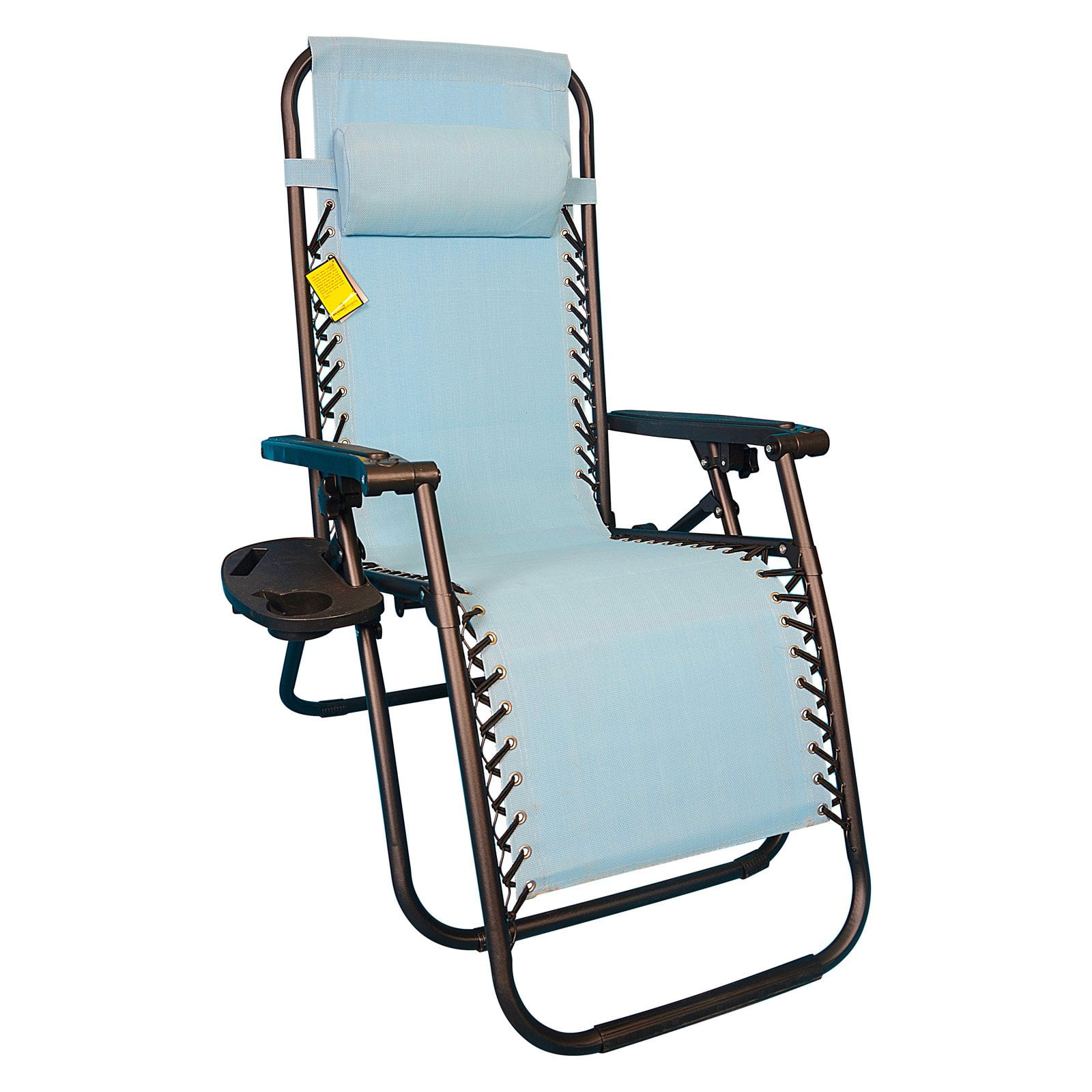 Sling Fabric Steel Anti-Gravity Chair with Removable Cupholder - Walmart.com