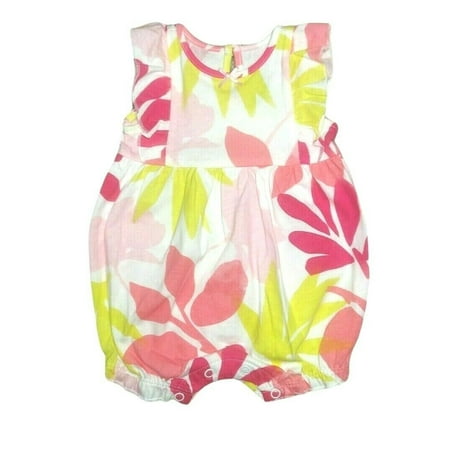 

Baby Girls One Piece Flutter Sleeve Romper