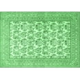 thumbnail image 1 of Ahgly Company Indoor Rectangle Persian Emerald Green Traditional Area Rugs, 4' x 6', 1 of 4