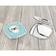 thumbnail image 3 of Carolines Treasures BB1159SCM Checkerboard Blue Pekingese Compact Mirror BB1159SCM  multicolor, 3 of 4
