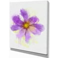 thumbnail image 2 of Purple Flower with Large Petals - Flowers Canvas Wall Artwork, 2 of 4