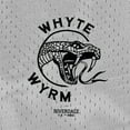 thumbnail image 5 of Riverdale The Whyte Wyrm Mens Lined Mesh Shorts, Silver, Large, 5 of 6