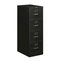 HON 4 Drawers Vertical Lockable Filing Cabinet, Black