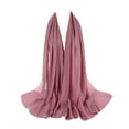 thumbnail image 2 of Harpily Head Scarf for Women Chiffon Scarf Plain Headband Wrap Hijabs Women Bubble Hijab Shawls Muslim Scarf Hair Scarf for Women, 2 of 2