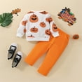 thumbnail image 6 of FDDMis Pumpkin Outfit Toddler Boy Onesie Kids Boys 5t Outfits Clothes for 10 Year Old Girls Boys Clothes 3t 18 Month Old Boy Clothes 18 Clothes Girl, Orange 4-5 Years, 6 of 9