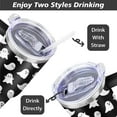 thumbnail image 5 of Halloween Ghosts 40 Oz Tumbler with Handle and Straw, Cute Spooky Stainless Steel Double Walled Vacuum Insulated Cup, Holiday Gifts for Men Boys, 5 of 6