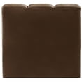 thumbnail image 3 of Meridian Furniture Arc Brown Velvet Straight Chair, 3 of 6