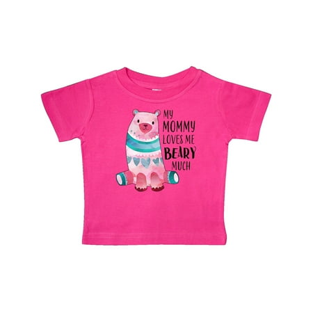 

Inktastic My Mommy Loves Me Beary Much with Cute Bear Gift Baby Boy or Baby Girl T-Shirt