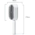 thumbnail image 5 of Peine de pelo con cojín de aire tipo prensa para mujer, cepillo de autolimpieza, cepillo para desenredar, accesorios de estilismo para masaje, 5 of 5