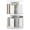 White-2, variant on SolaceHue 2-Tier Rotating Bookshelf, 360° Display Rack w/Dividers & Anti-Falling Baffles, Multifunctional Narrow Floor Standing Bookcase, Book Storage Organizer for Living Room Bedroom, White