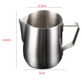 thumbnail image 3 of Toystoory Jarra de café espumoso de acero inoxidable, taza de flores, capuchino, leche, tazas de café expreso, Latte Art, espumador de leche, jarra para Type3 NO3 Toystoory JJ25248-01B, 3 of 6