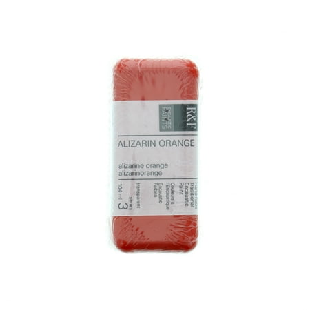 UPC: 0836943001749 | R&F Handmade Paints Encaustic Paint Cake  104ml  Alizarin Orange