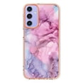 thumbnail image 3 of Designed for Samsung Galaxy A35 Marble Case, Ultra Thin Girls Women Plating Marble Designed Flexible Soft TPU IMD Marble Protective Case Cover for Samsung Galaxy A35 - Pink, 3 of 6