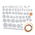 thumbnail image 4 of DIY Robot Gear, Concise Plastic Gear Set, 60pcs Brain Game School For Children's Learning Gifts For Diy Manual The Best Gift For A Friend ANGGREK No, 4 of 6