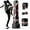 Black Red, variant on LEKÄRO Punching Bag 70" with Boxing Gloves, Heavy Boxing Bag with Stand for Adult Teens, Kickboxing Bag for MMA Muay Thai Fitness