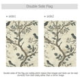 thumbnail image 4 of Yayeee Garden Flag 28" x 40" Double Sided Outdoor Yard Lawn Holiday Decorations, Beige Birds, 4 of 6