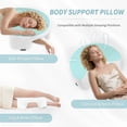thumbnail image 2 of COOKCOK Side Sleeper Pillow with Arm Hole, 2PCS Pillowcase, Ergonomic Cooling Arm Pillow for Adults, Cervical, Neck, Shoulder, Rotator& Cuff, Ideal for Side Sleepers-Blue, 2 of 6