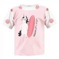 thumbnail image 3 of Hudson Baby Toddler Girl Swim Rashguard Set, Surf Unicorn, 5 Toddler, 3 of 4