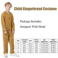 thumbnail image 1 of 2024 Nueva llegada niña disfraz de Navidad hombre de jengibre niño cosplay traje niños lindo disfraz de galleta navideña, 1 of 5