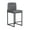 Dark Gray, variant on Wubio 24'' Bar Stools Counter Height Bar Stool Leather Barstool for Kitchen Island-Dark Gray
