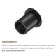 thumbnail image 5 of 12 piezas de bujes de manguito con brida de plástico ID 13mm x OD 16.1mm x Longitud 22.1mm Bujes de nylon, negro, 5 of 6