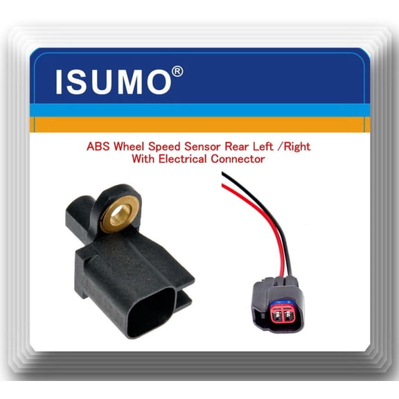 1 ABS Wheel Speed Sensor W/ Pigtail Connector Rear L / R Fits:Mazda 3 Mazda 5
