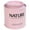 Pink, variant on Rustproof Round Tin Coffee Storage Jar Sealing Compact Stackable for Kitchen Countertop Snacks
