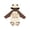 Natural & Brown w Ears, variant on Inktastic My Lola Loves Me Boys or Girls Long Sleeve Baby Bodysuit