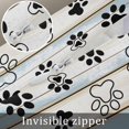 thumbnail image 7 of Blue Beige Paw Print Throw Pillow Cover 24 x 36 Inch Decorative Pillow Cover Vintage Farmhouse Country Wooden Grain Lumbar Pillowcase Seasonal Rectangle Cushion Case for Couch Sofa Bed Living Room, 7 of 7
