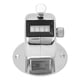 thumbnail image 1 of BERM Tally Counter 4-Digits Silver Aluminium Alloy Handheld Counting Tool with Base, 1 of 4