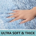 thumbnail image 5 of Evlmd Blue Bathroom Rugs Mat, Large Bath Rug for Bathroom Floor Non-Slip, Super Elastic Soft Easier to Dry Bath Shower Mat Runner, Machine Washable Bath Mat, 20" x 24" Contour Rug, 5 of 5
