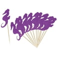 thumbnail image 2 of 24Pcs Glitter Cupcake Topper Cake Flags Baking Party Supply Adecuado para Las Edades Hipocampo, 2 of 9
