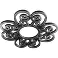 thumbnail image 2 of 40"OD x 13 5/8"ID x 1"P Cohen Architectural Grade PVC Pierced Ceiling Medallion, Antiqued Pewter, 2 of 10