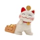 thumbnail image 5 of Lucky Cat Figurine Cat Statue Decoration Fiesta de decoración creativa Feng Shui Crafts Linda escultura para la oficina del dormitorio de estantería 5.5x3x5.5cm, 5 of 8