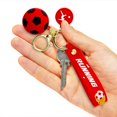thumbnail image 4 of YOHAVEN European Soccer Football Keychain Pendant Jewelry Gift for Players Coaches Fans, Sports Memorabilia Birthday Christmas Holiday Party Gift, 4 of 8