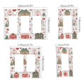 thumbnail image 2 of Yayeee Rocker Switch Wall Plate 1-Gang 4.6"x2.9" Home Decorative Outlet Cover, Red Nordic Christmas House, 2 of 6