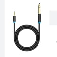 thumbnail image 2 of Cable Adaptador 3.5mm a 6.35mm Perfecl Negro 1m, 2 of 8