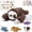 Brown Sloth, variant on Microwavable Heating Pad Narwhal Lion Sloth Golden Retriever Plush - Weighted Stuffed Animal Toy With Tourmaline Beads & Lavender - 1.8 Lb For Long Lasting Cozy Warmth
