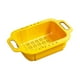 thumbnail image 3 of Colador plegable para cocina, coladores extensibles multiusos, cuenco para colador de fregadero, cuenco para coladores de verduras Amarillo, 3 of 8