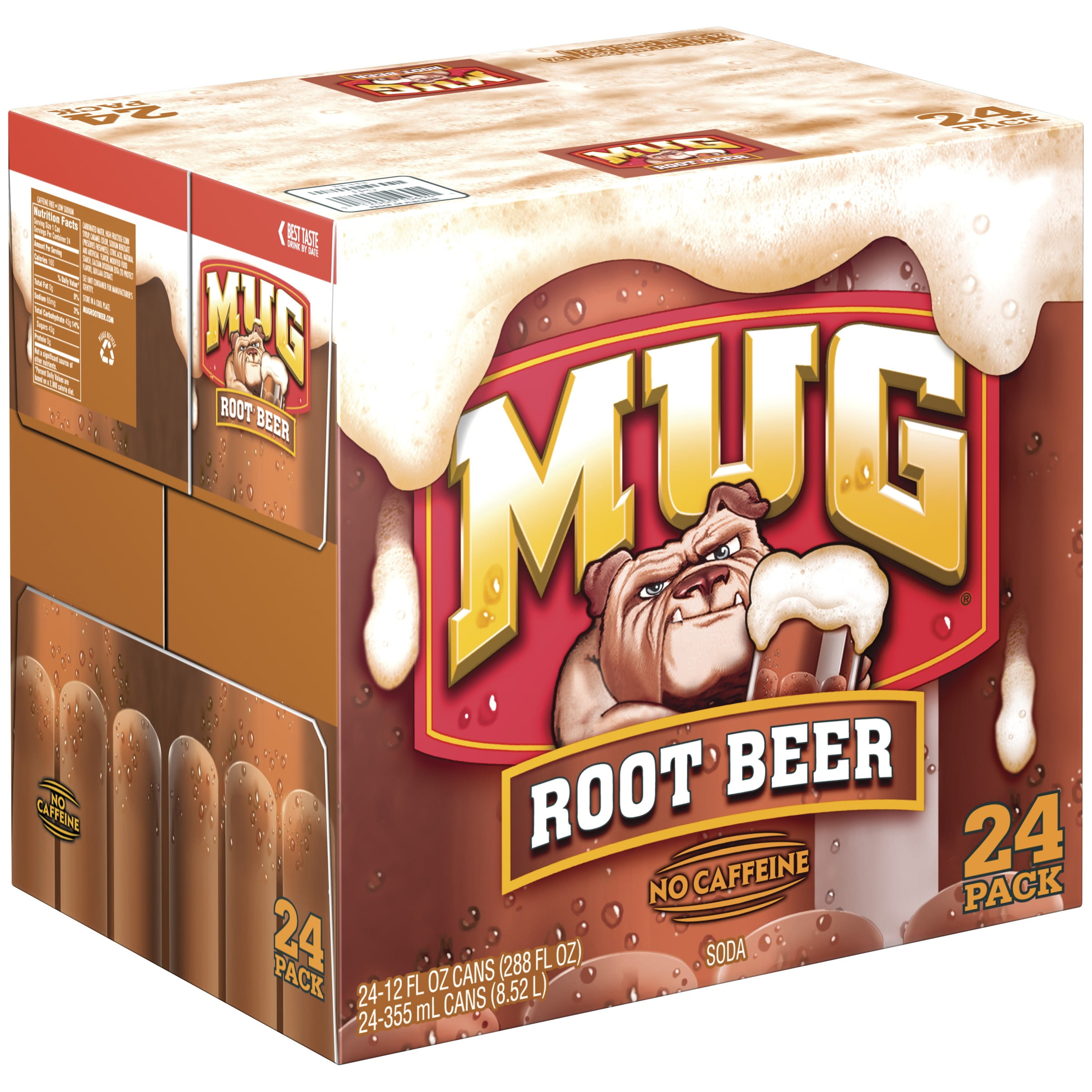 mug root beer caffeine