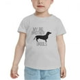 thumbnail image 2 of My Big Brother Droolss Funny Toddler T-Shirts for Boys Girls (Gray, Youth M), 2 of 5