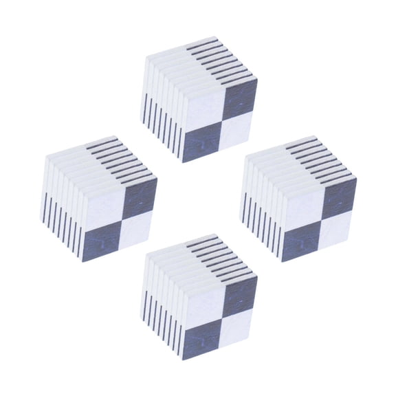 Set of 4 Miniature Dollhouse Floor Lights for Dollhouse Floorboard Decoration