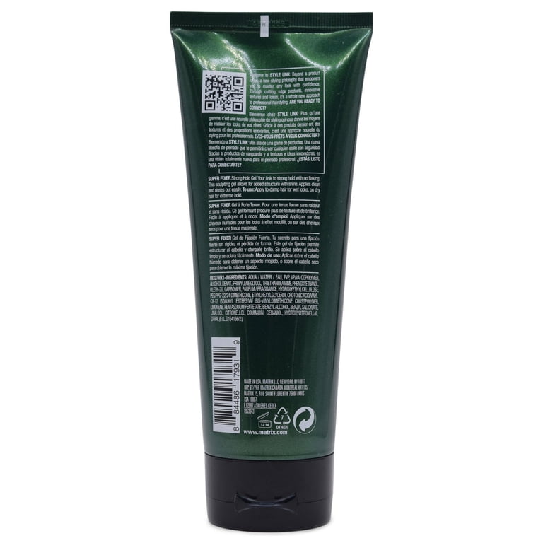 Matrix Style Link Play Super Fixer Strong Hold Hair Gel, 6.8 Oz