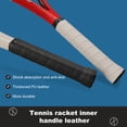 thumbnail image 3 of Lifetechs Tennis Racket Grip Tape, Faux Leather Self-adhesive Great Stickiness Anti-slip Racket Sleeve Pattern Dots Greater Friction Shockproof Absorbs Sweat Racquet Baseball Bat Grip Tape, 3 of 7