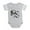 Heather Gray, variant on CafePress - Gothic Skull Initial L - Cute Infant Baby Football Bodysuit